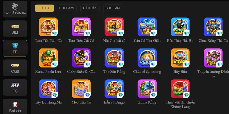 Kho game bắn cá Gamebet