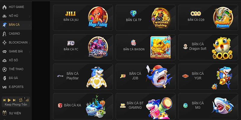 Chọn sân chơi bắn cá Gamebet uy tín