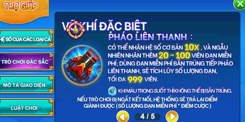 Vũ khí đặc biệt của game